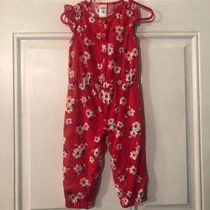 PRICE DROP!! 12 month Carter’s red floral romper
